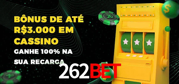 262bet melhor bônus de depósito