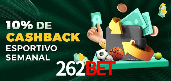 10% de bônus de cashback na 262bet